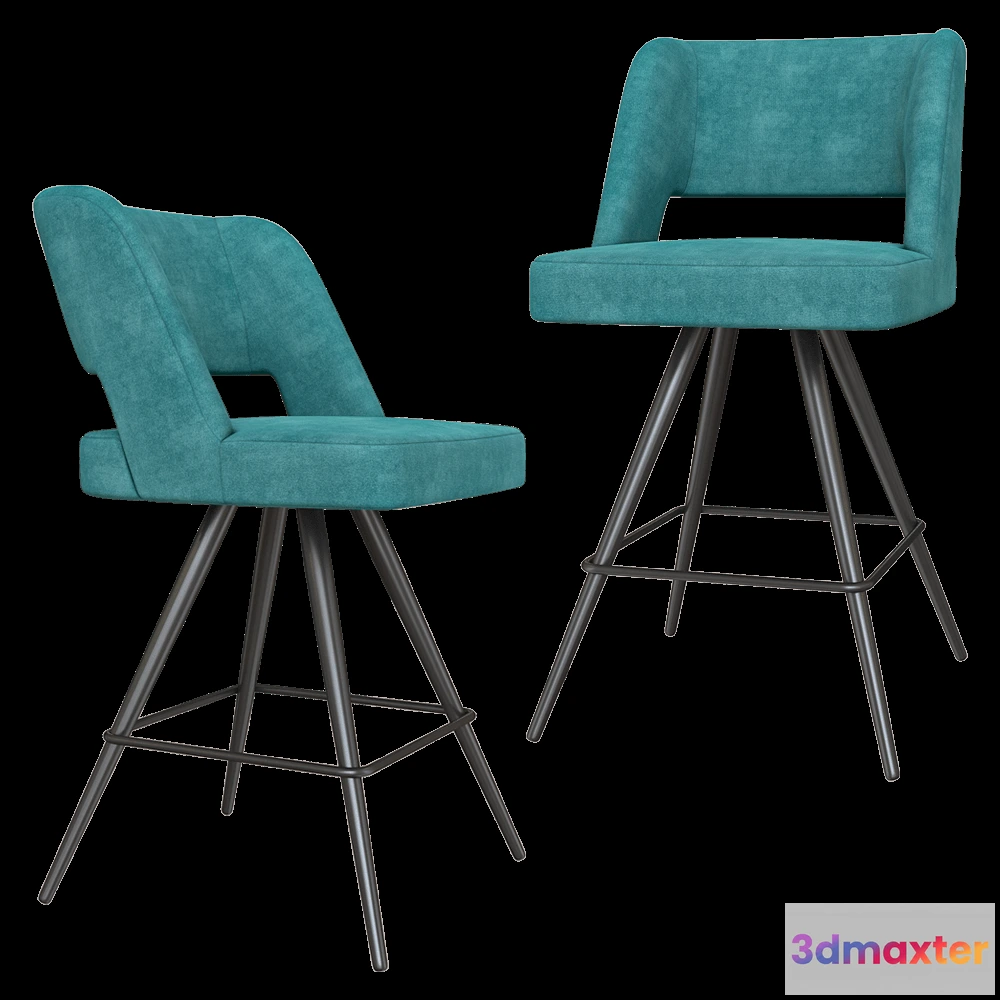 1614273 - Top concept - Semi-bar chair Molly 3D Max
