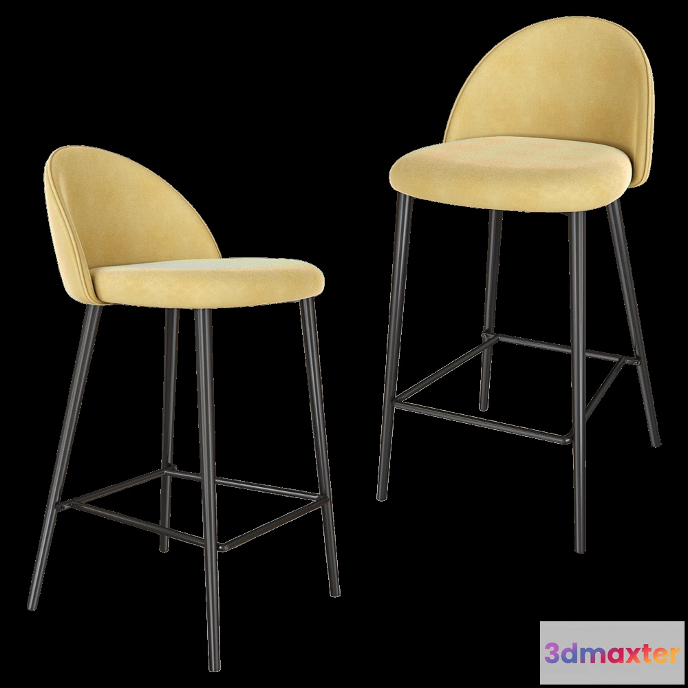 1614279 - Top concept - Semi-bar chair Markus 3D Max
