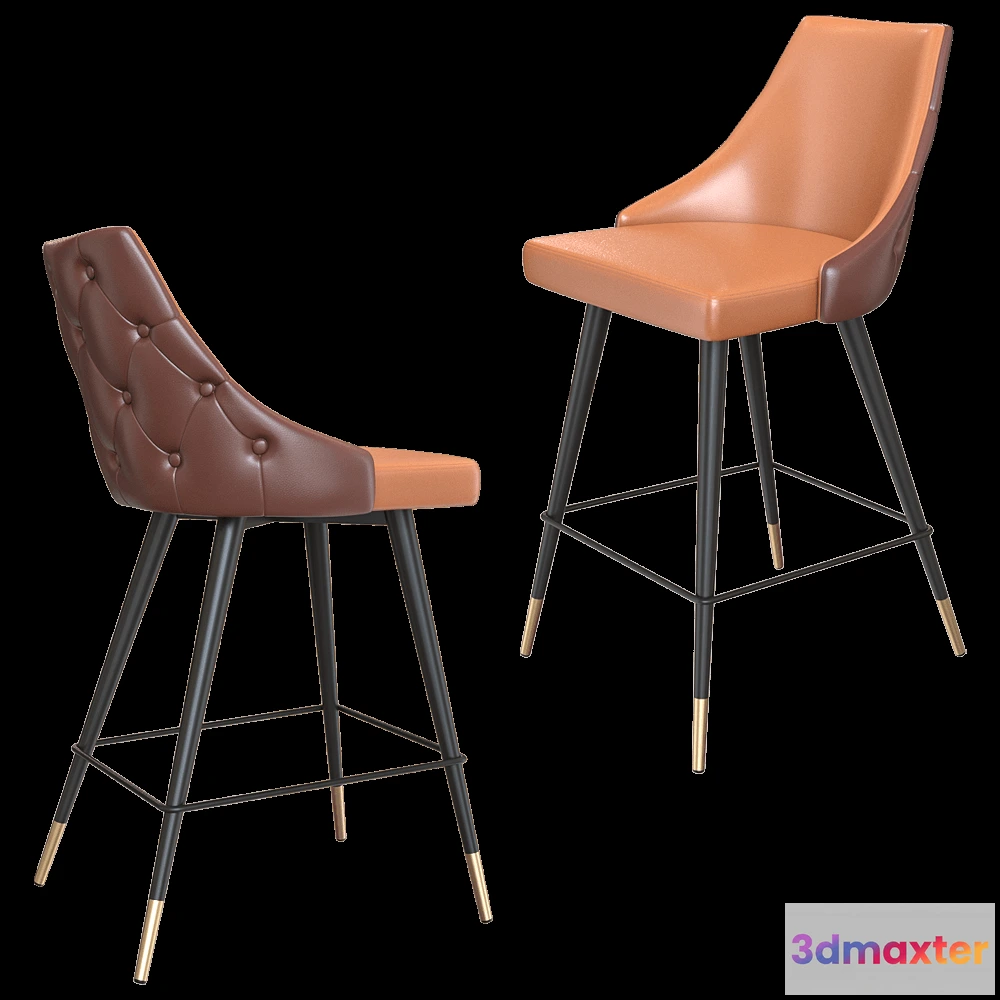 1614281 - Top concept - Semi-bar chair Lucas 3D Max