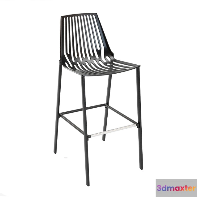 1614349 - furniture - Fast Rion bar chair 9 3D Max
