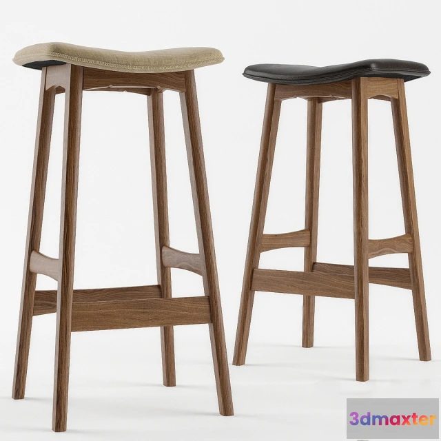 1614393 - furniture - Cosmo - Barstool Allegra 3D Max