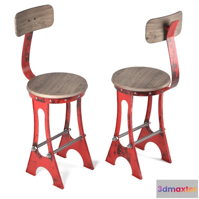 1614477 - furniture - Frame Bar chair 3D Max