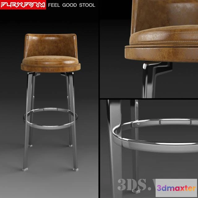 1614485 - furniture - Flexform  stool 3D Max