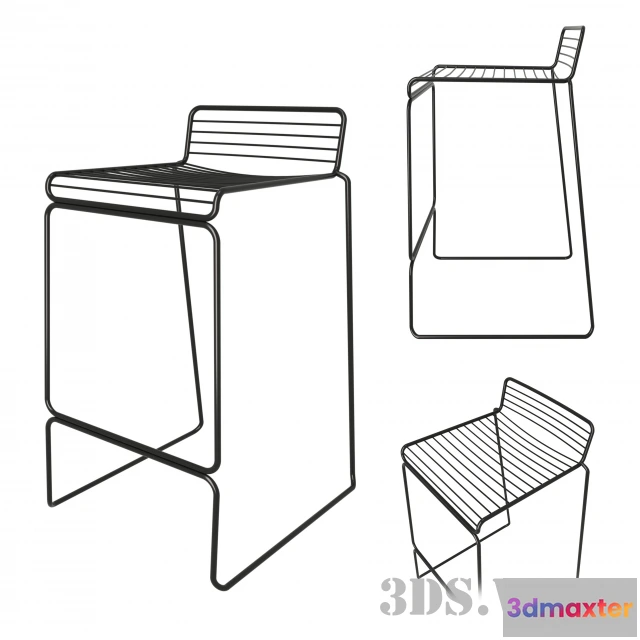 1614489 - furniture - Hee Bar Stool 3D Max