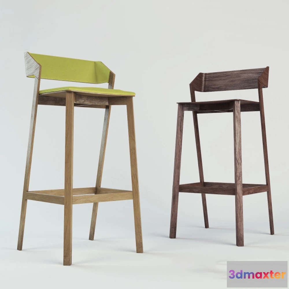 1614531 - furniture - TON Merano Barstool 3D Max