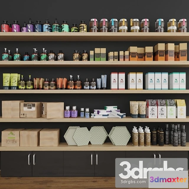 1002330 - Collection set of cosmetics for beauty salons or shops. make up