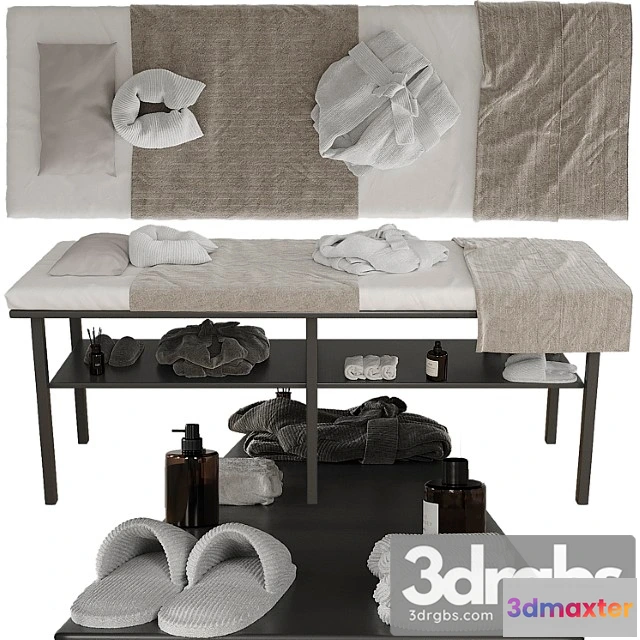 1002382 - Massage Table With Decor 2