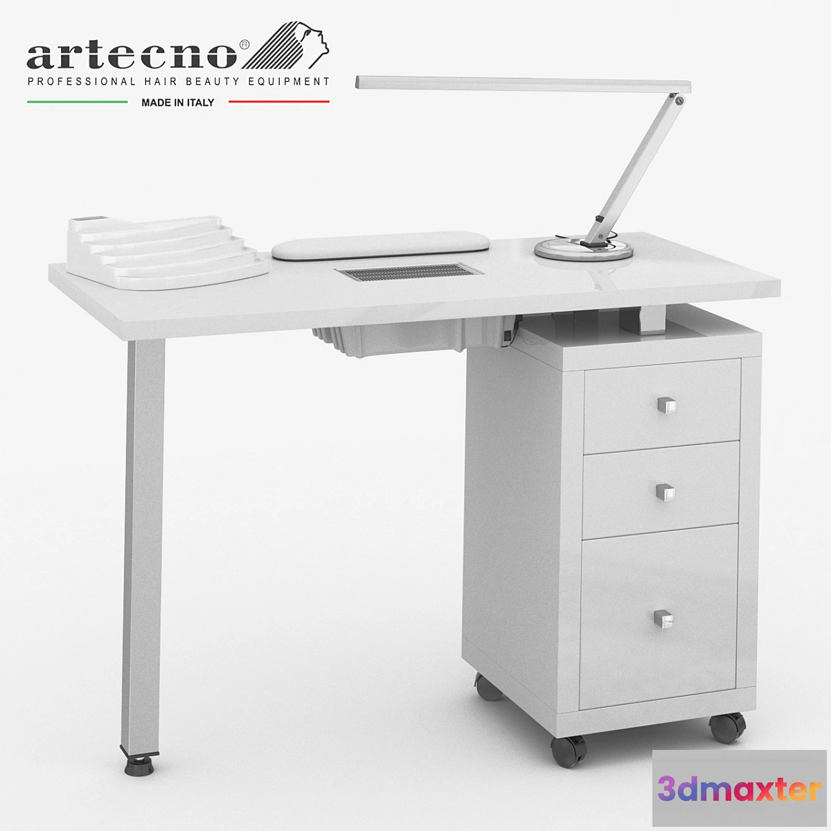 1299655 - Manicure table Square Vented 305 LX Artecno 3D Max
