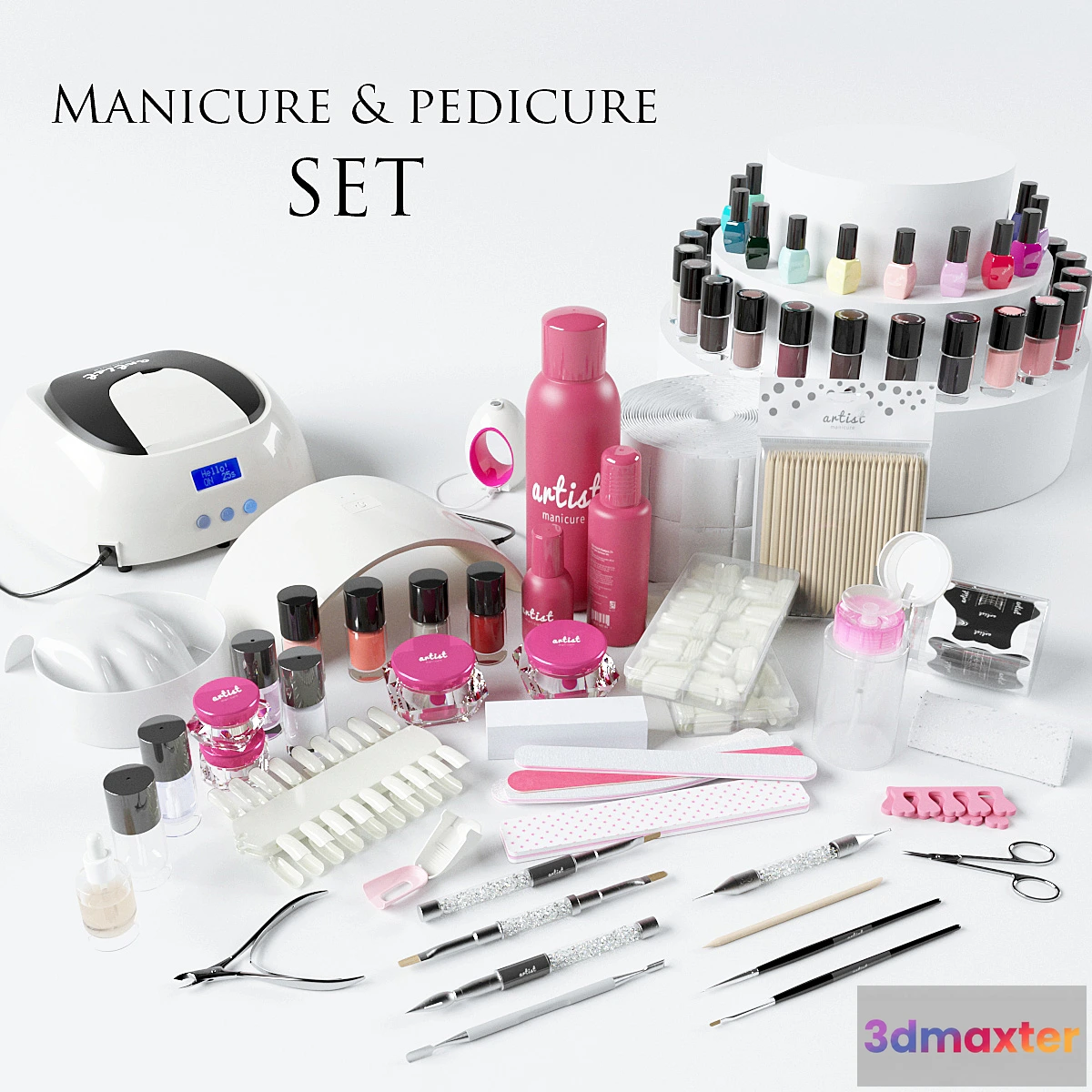 1331564 - Manicure & Pedicure set 3D Max