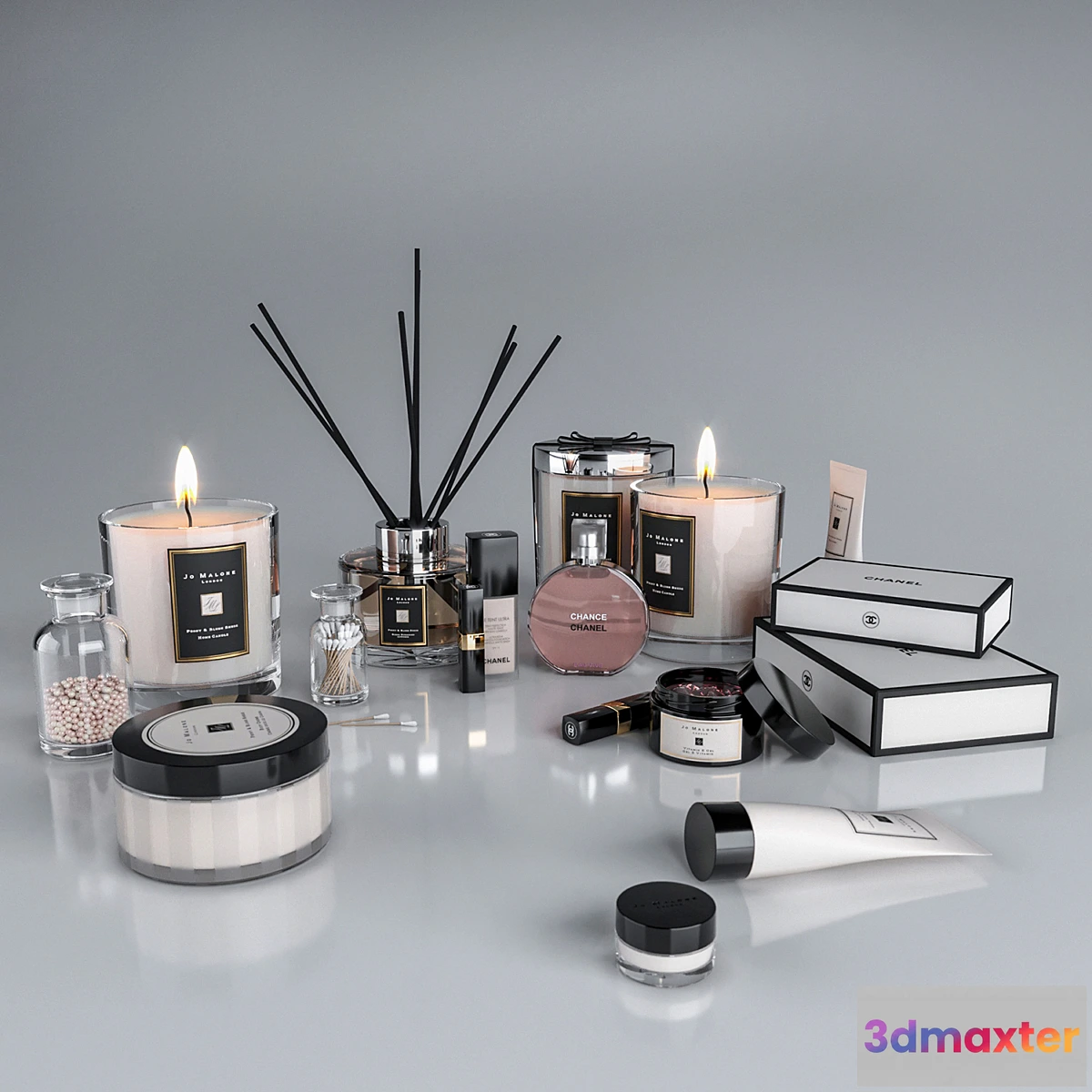 1337964 - Decorative makeup set 3D Max