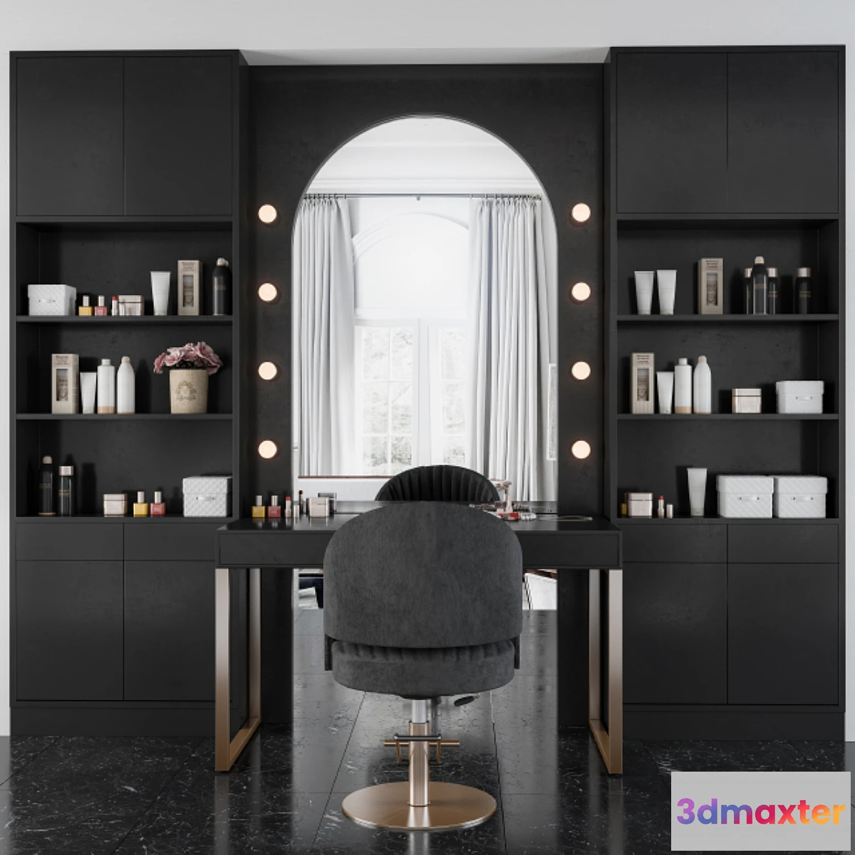 1357209 - Beauty Salon - Makeup Table 3D Max