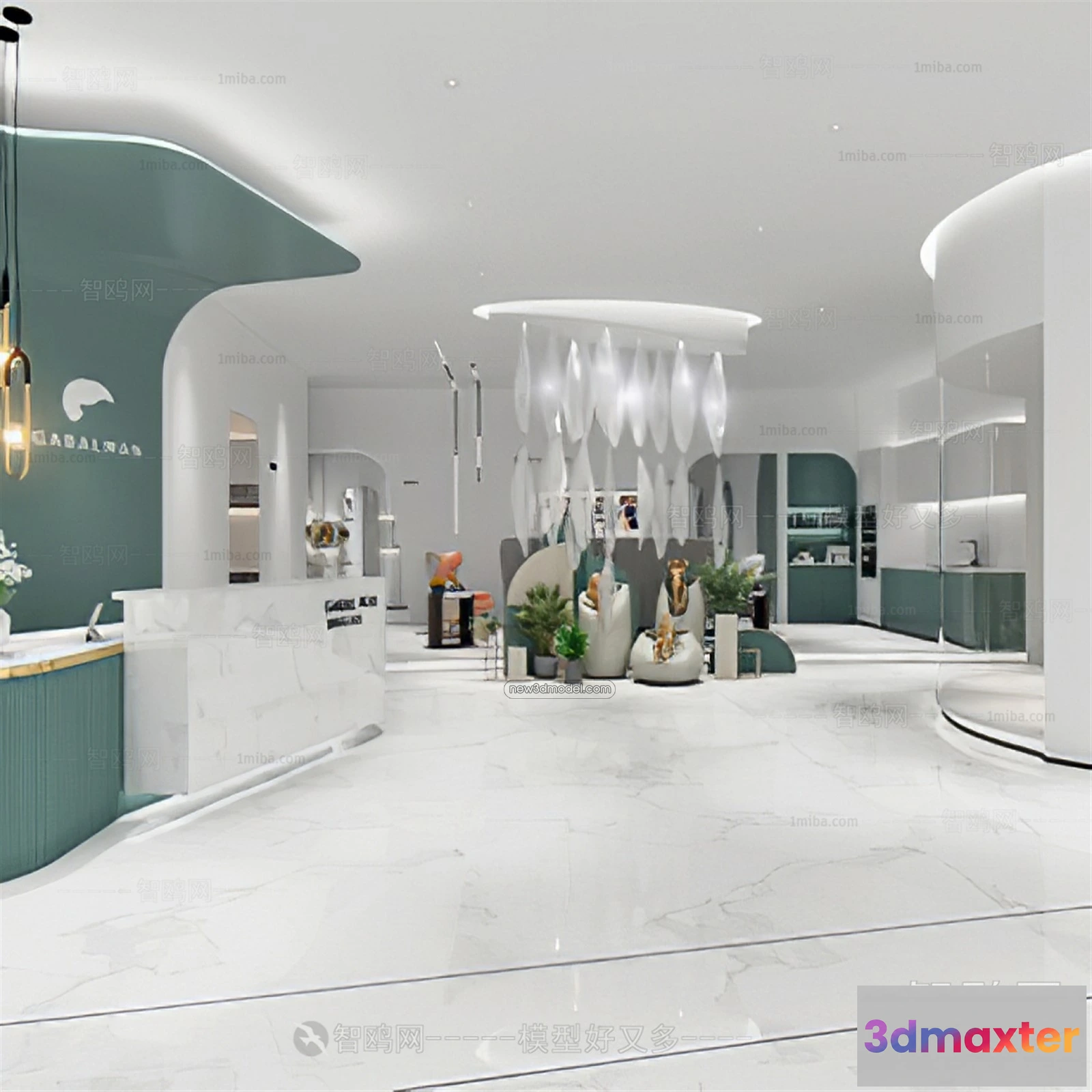 1373075 - Spa And Massage - 3D Interior Scene - 3D Models - 045 3D Max