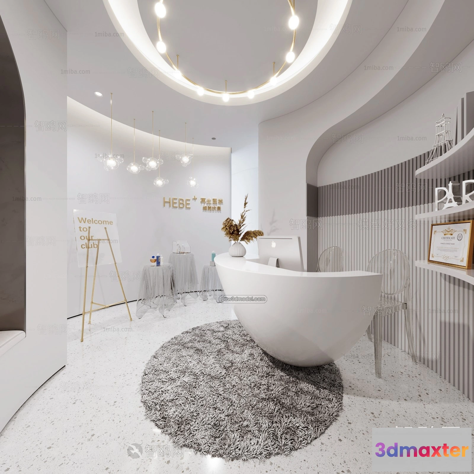 1373515 - Spa And Massage - 3D Interior Scene - 3D Models - 052 3D Max