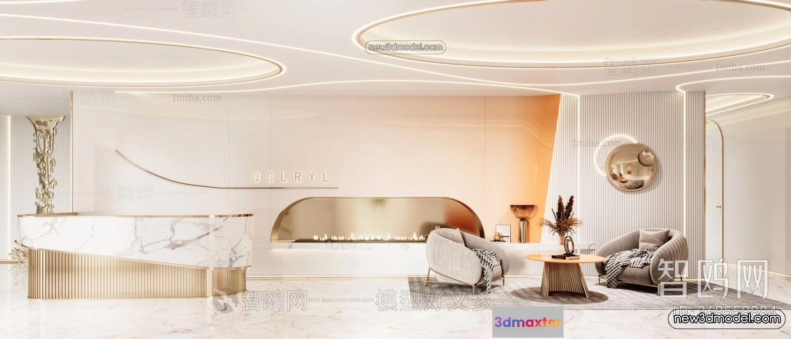 1373707 - Spa And Massage - 3D Interior Scene - 3D Models - 055 3D Max