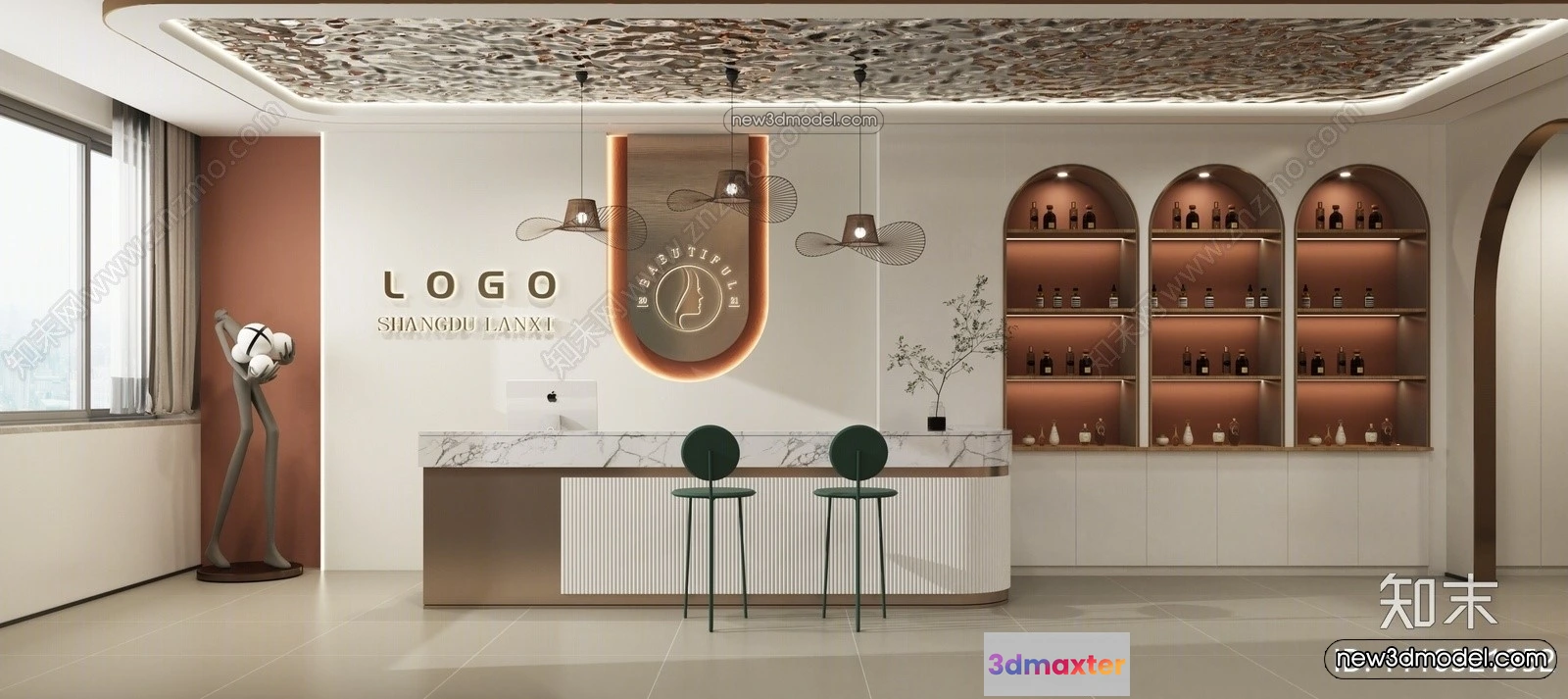 1375655 - Spa And Massage - 3D Interior Scene - 3D Models - 084 3D Max