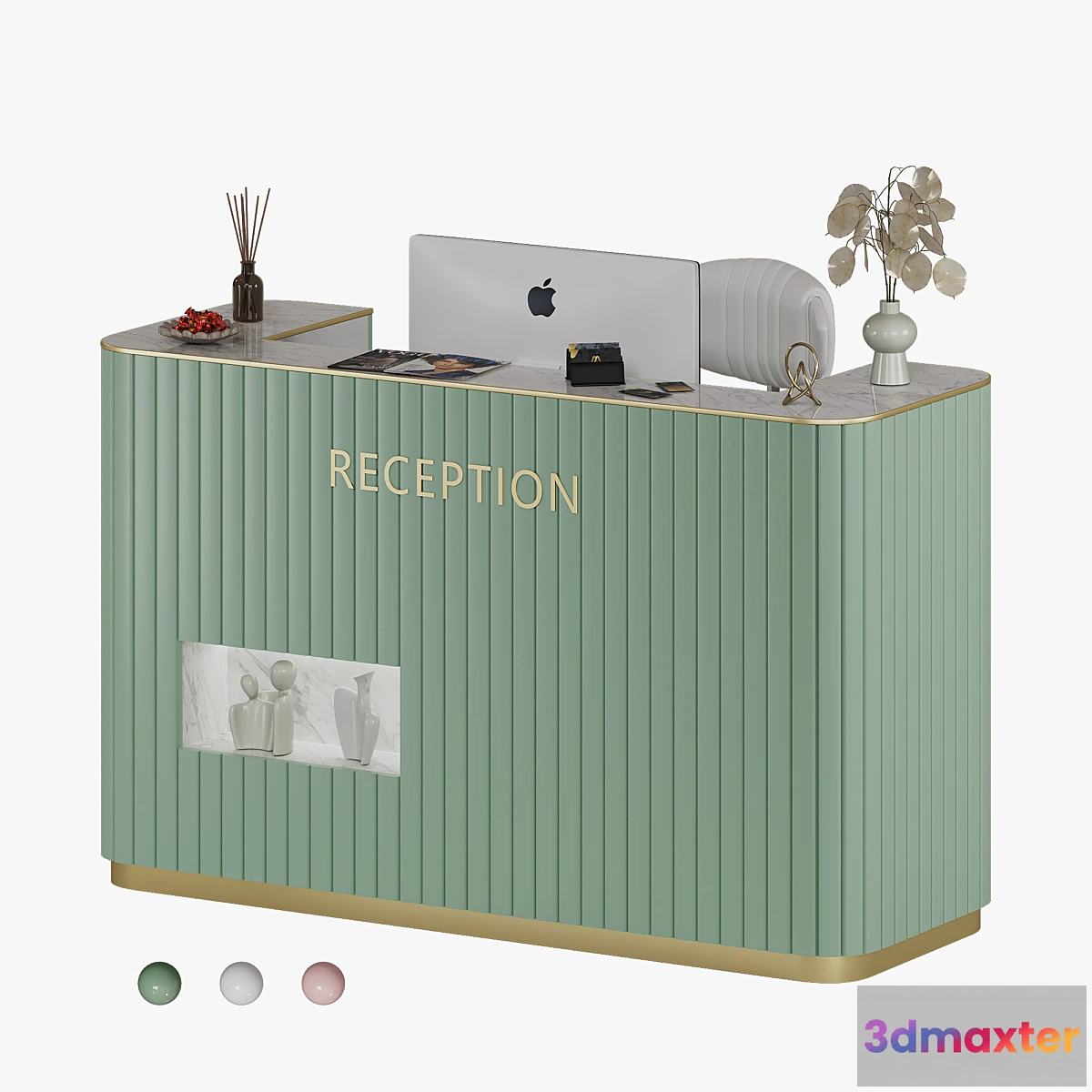 1400404 - Reception Square Beauty Salon 3D Max