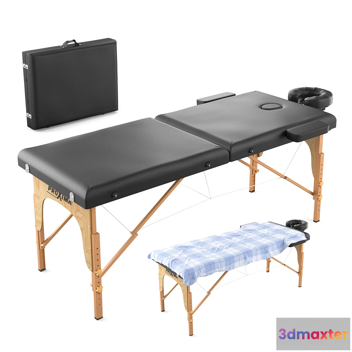 1405720 - Folding massage table Proxima Parma 70 3D Max