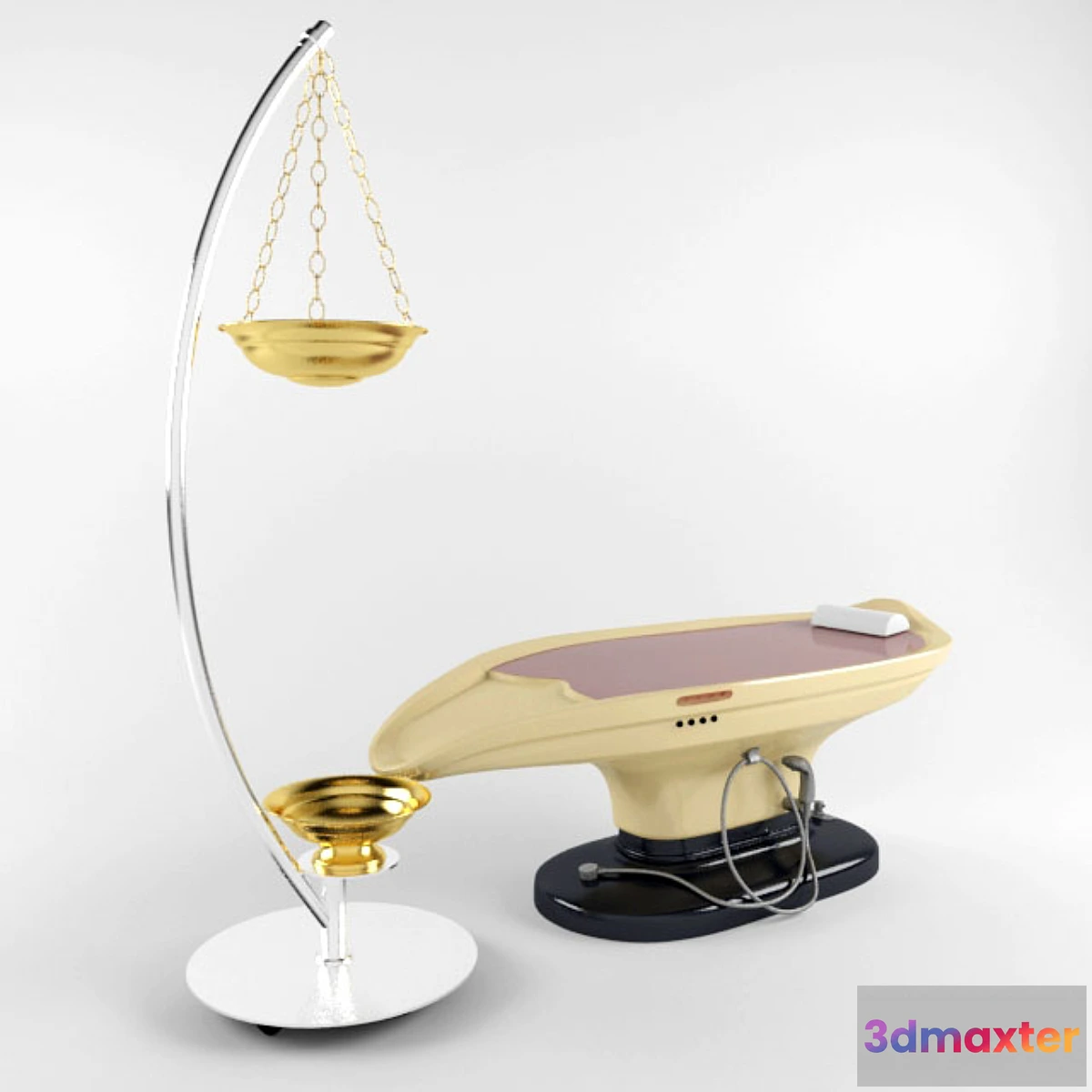 1457350 - massage table SPA Cabinet 3D Max