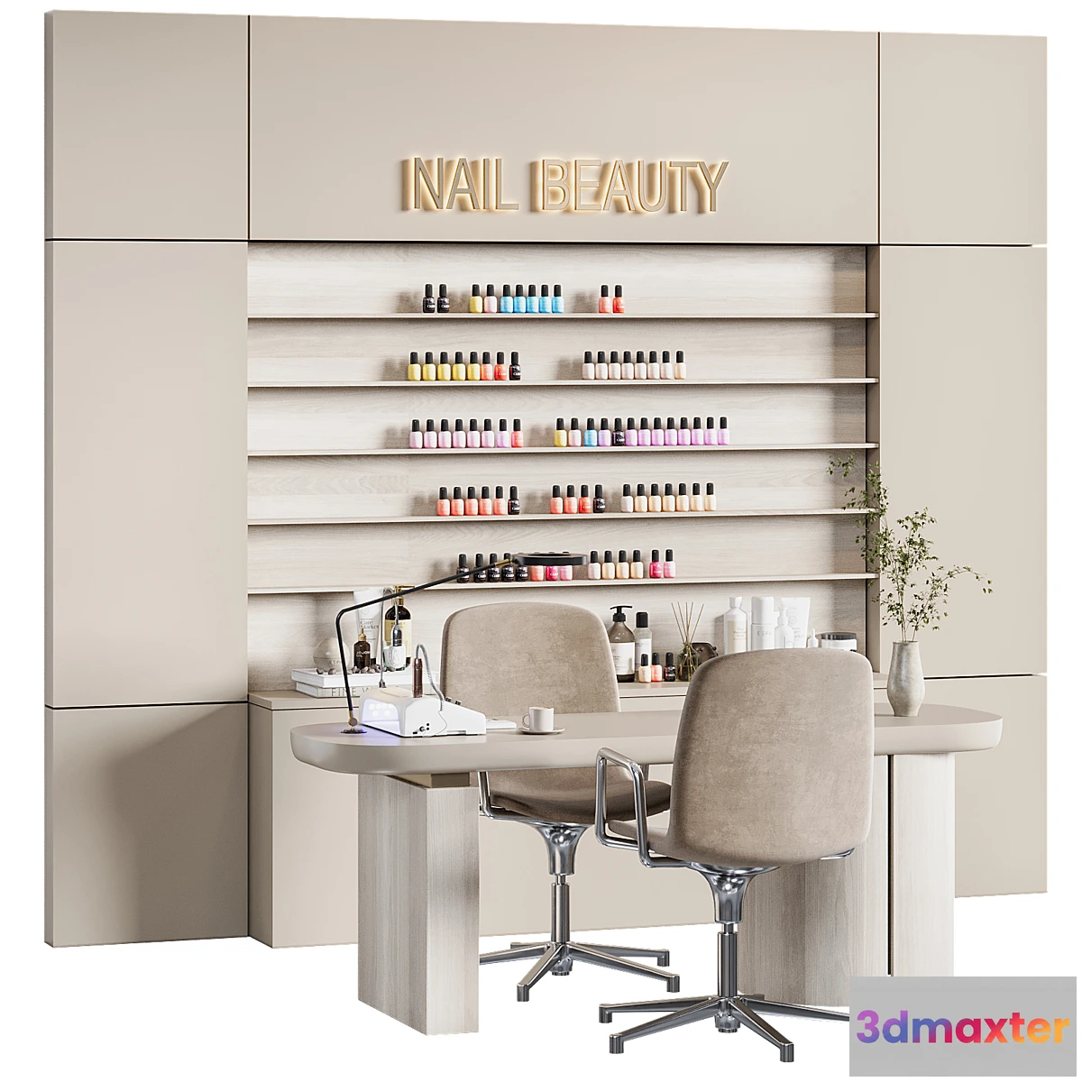 1461548 - manicure area in the beauty salon 06 3D Max