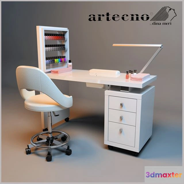 1538210 - Manicure table with extractor 308LX Artecno 3D Max
