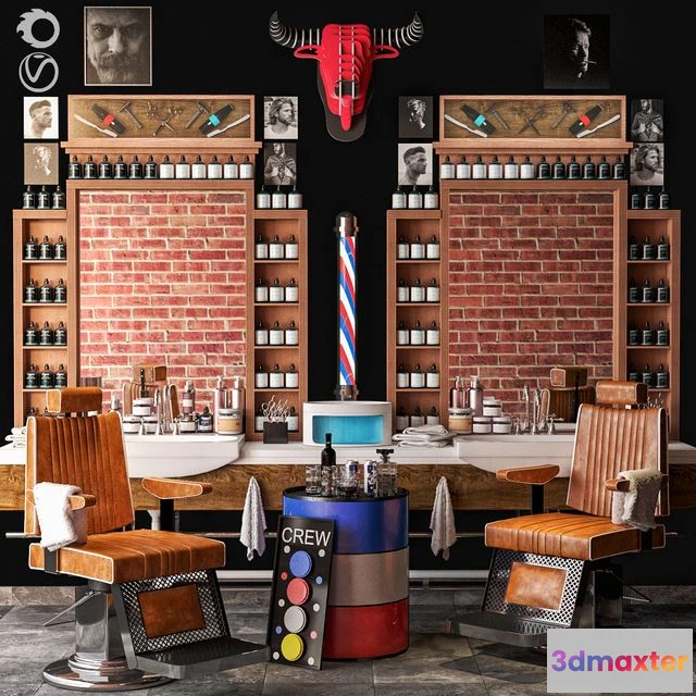 1540717 - JC Barber Shop 3 3D Max