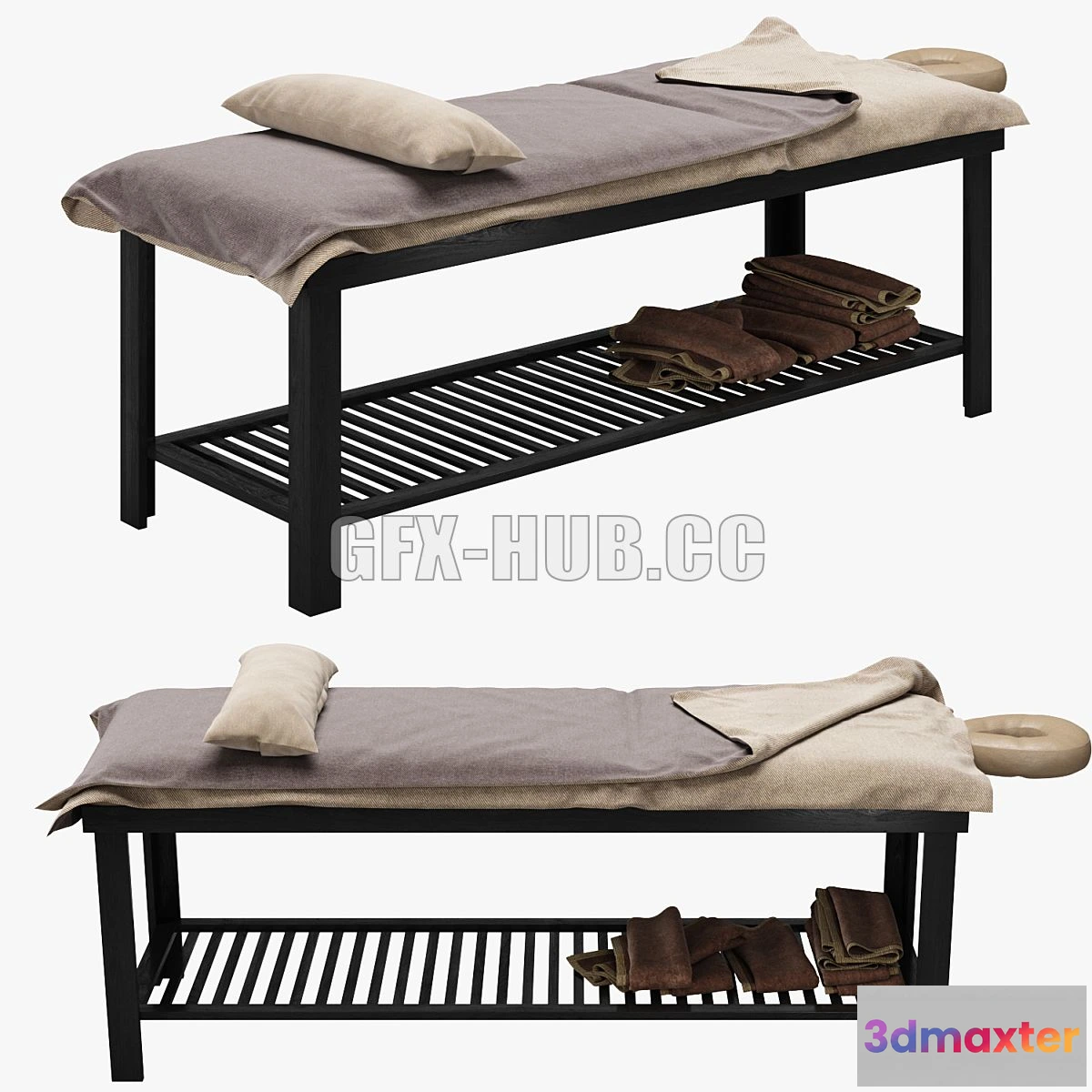 1547799 - Spa Bed Massage Table 3D Max