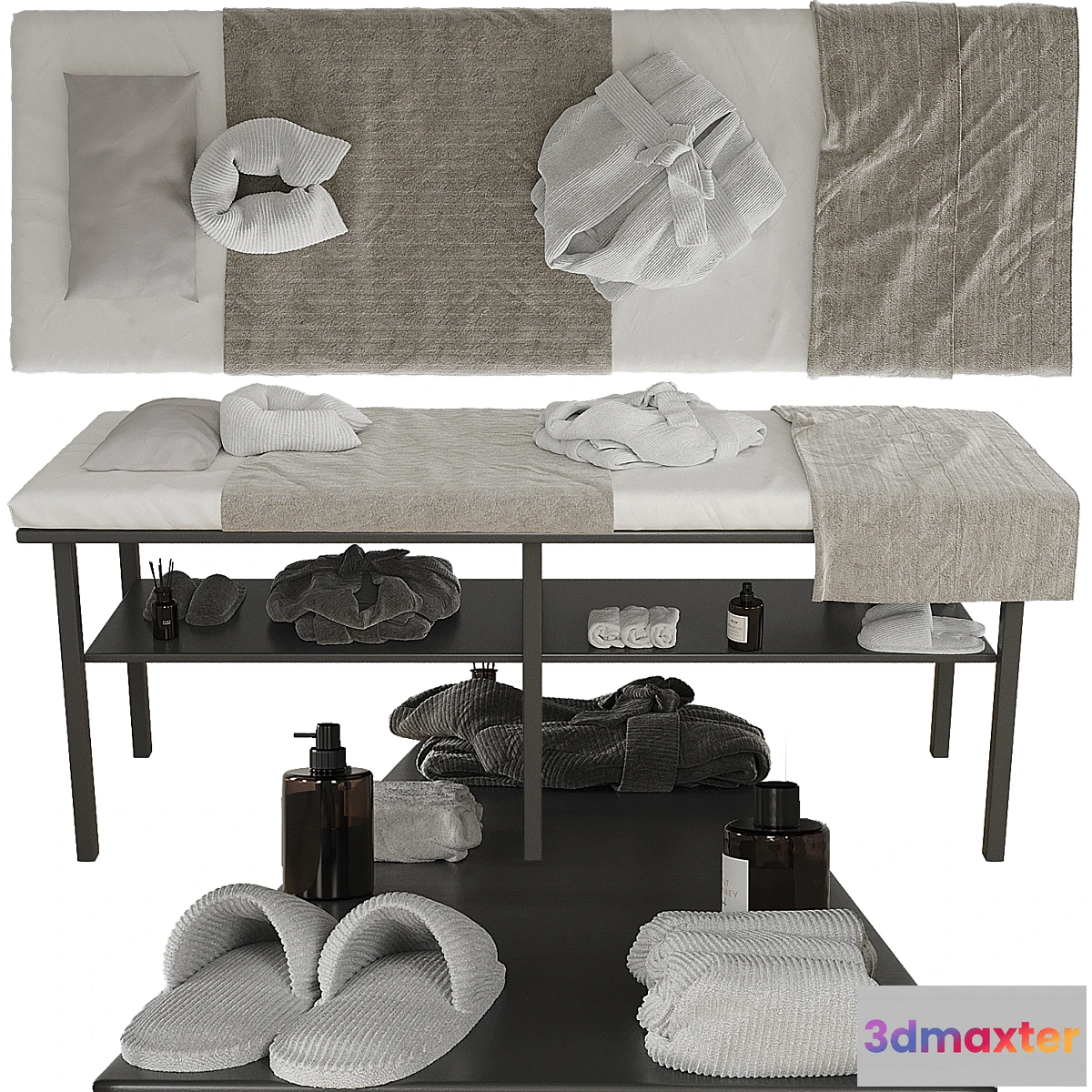 706220 - Massage table with decor 2