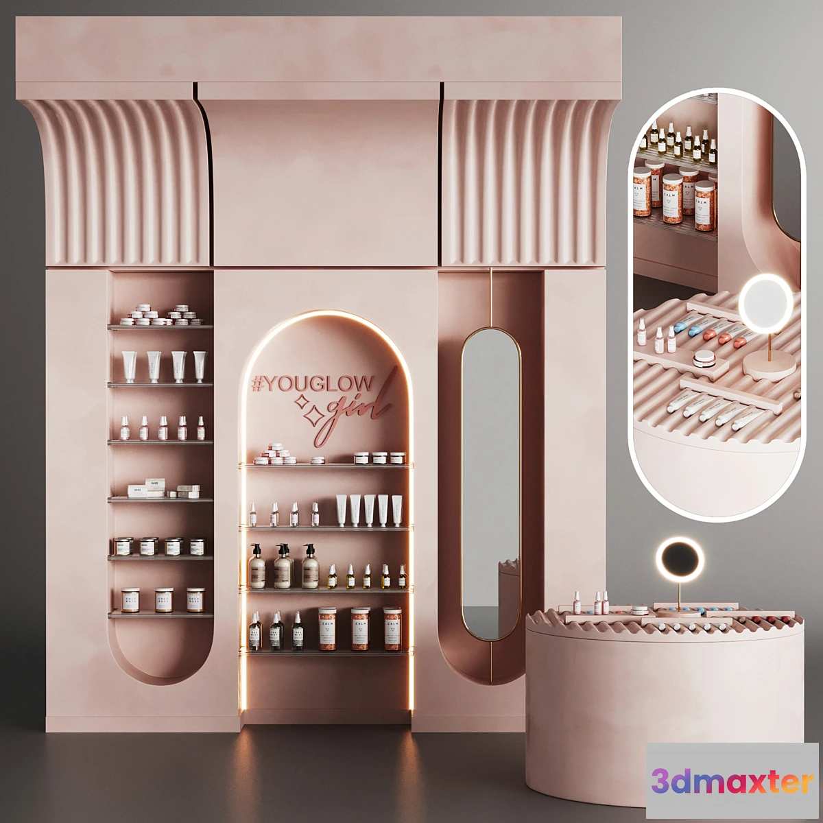 721370 - Cosmetics set in pink - No.3