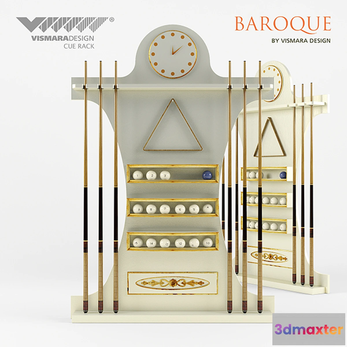 1286640 - Vismara Cue Rack Baroque 3D Max