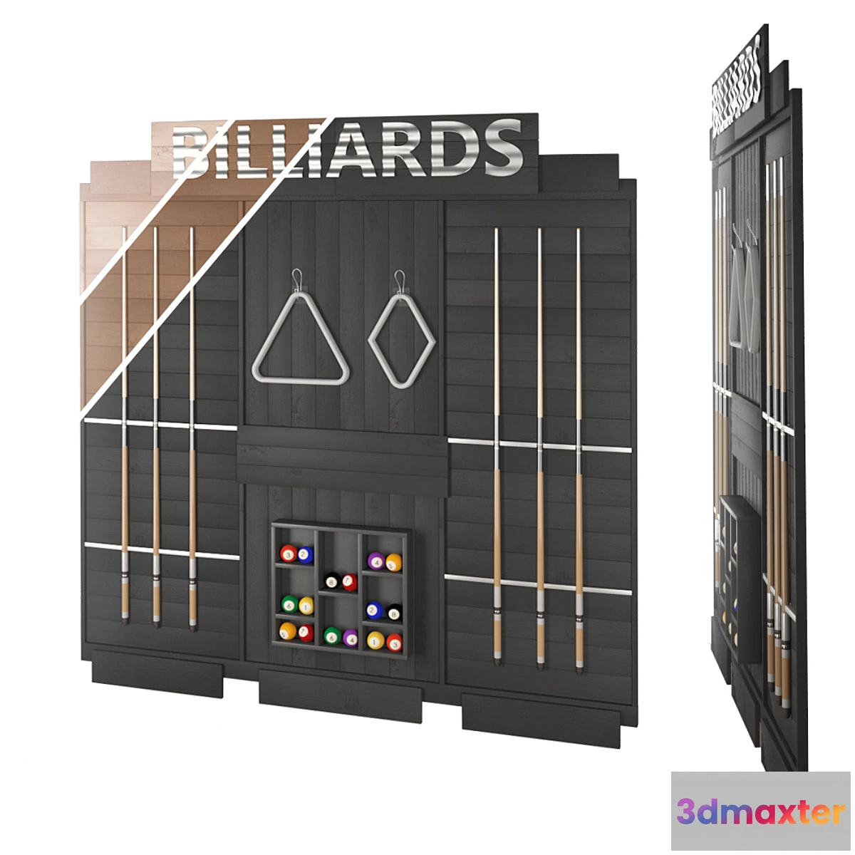 1333368 - Billiard set 3D Max