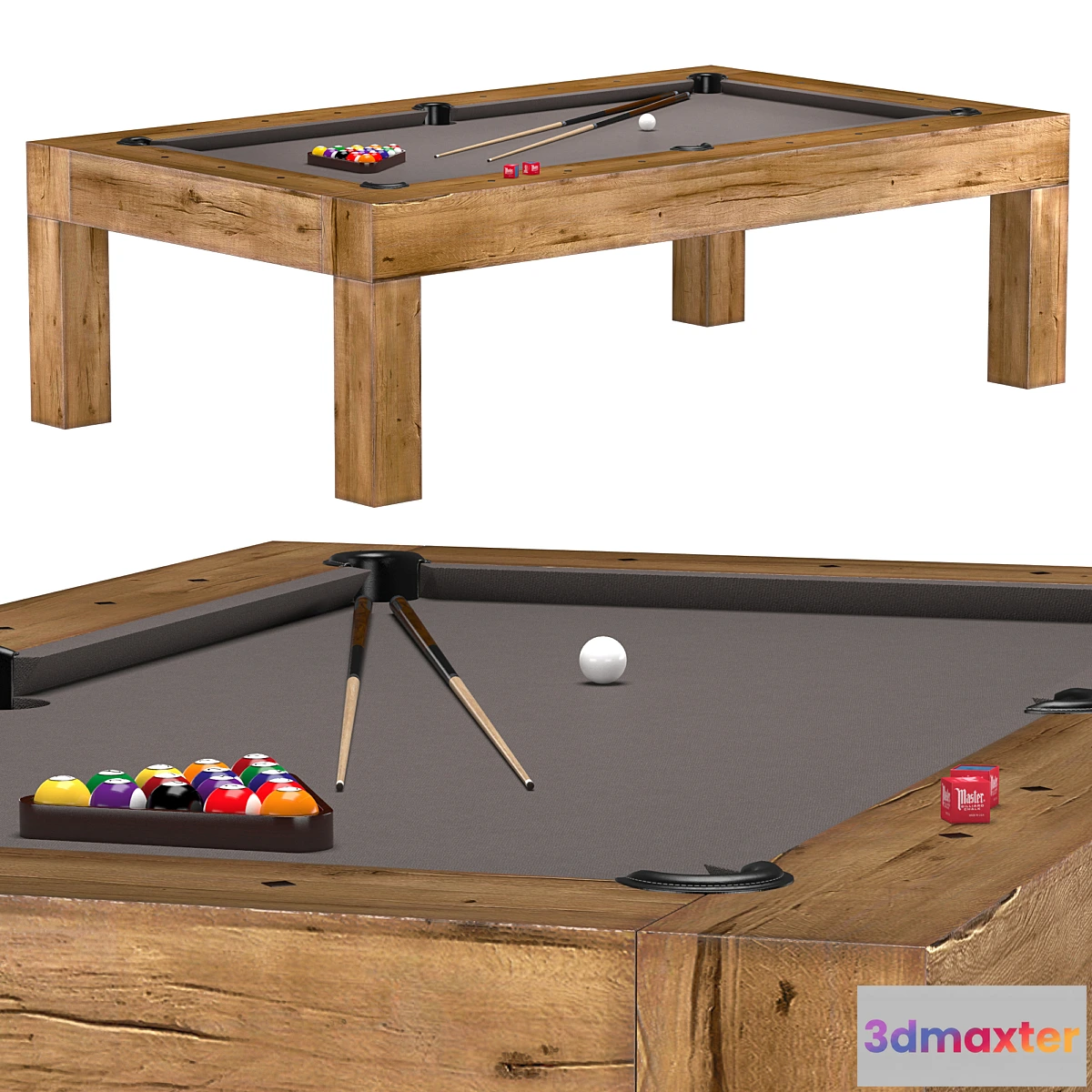 1406448 - BRUNSWICK PARSONS BILLIARDS TABLE 3D Max