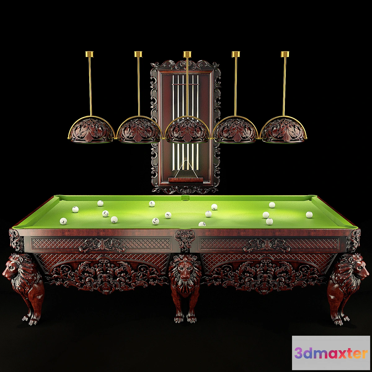1460786 - Classic Billiards 3D Max