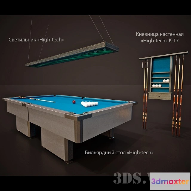 1663882 - other-models - Billiard collection High-tech factory “START” 3D Max
