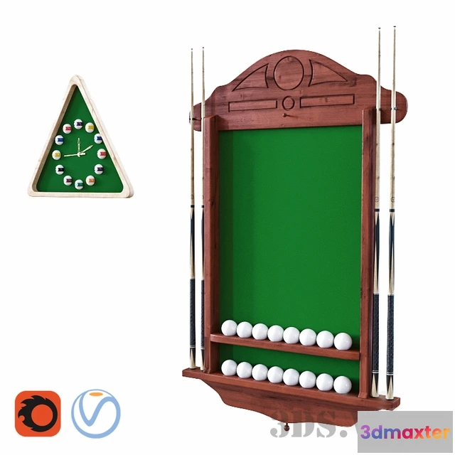 1663886 - other-models - Billiard set 3D Max