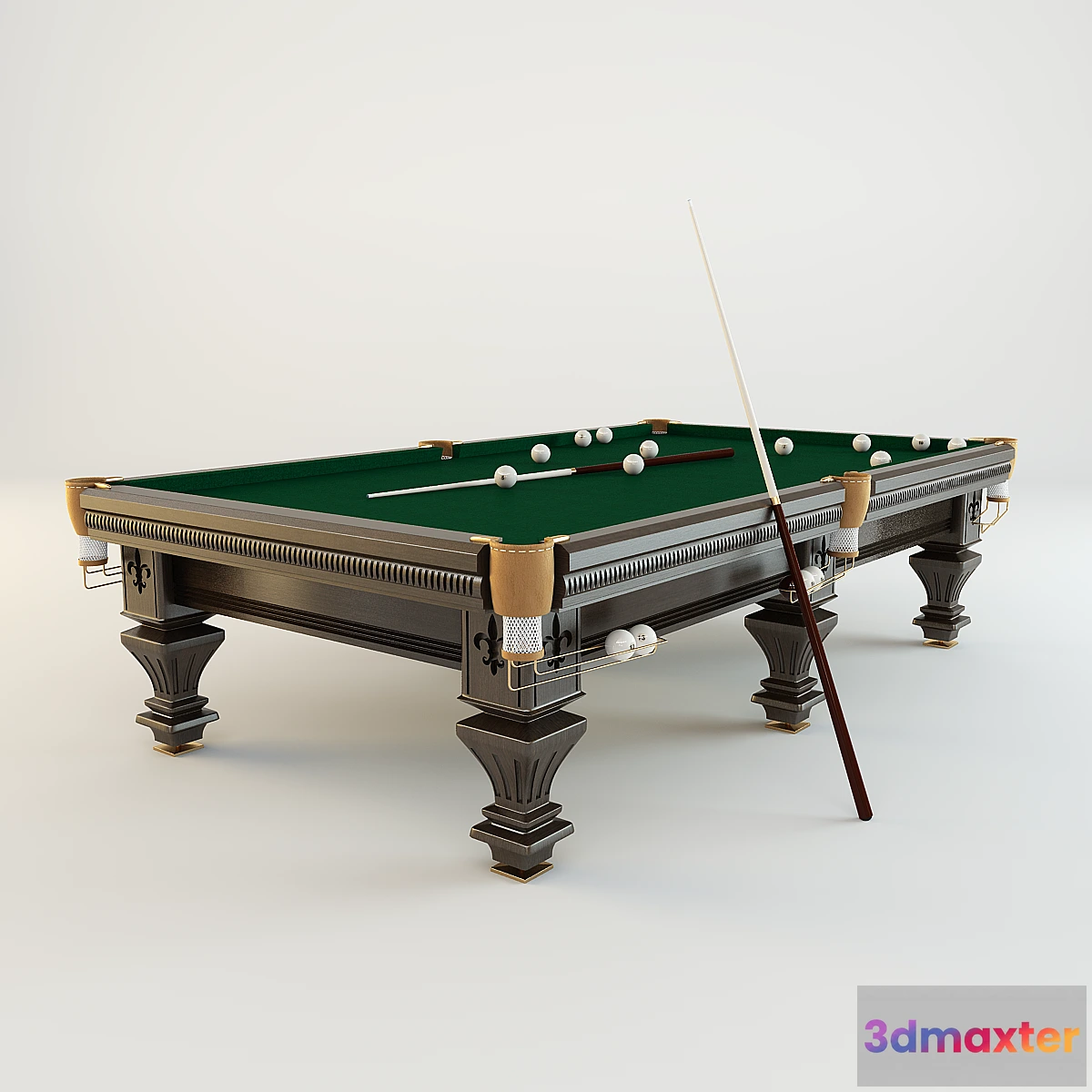705726 - Pool table for Russian billiards «Hardy» (mahogany)