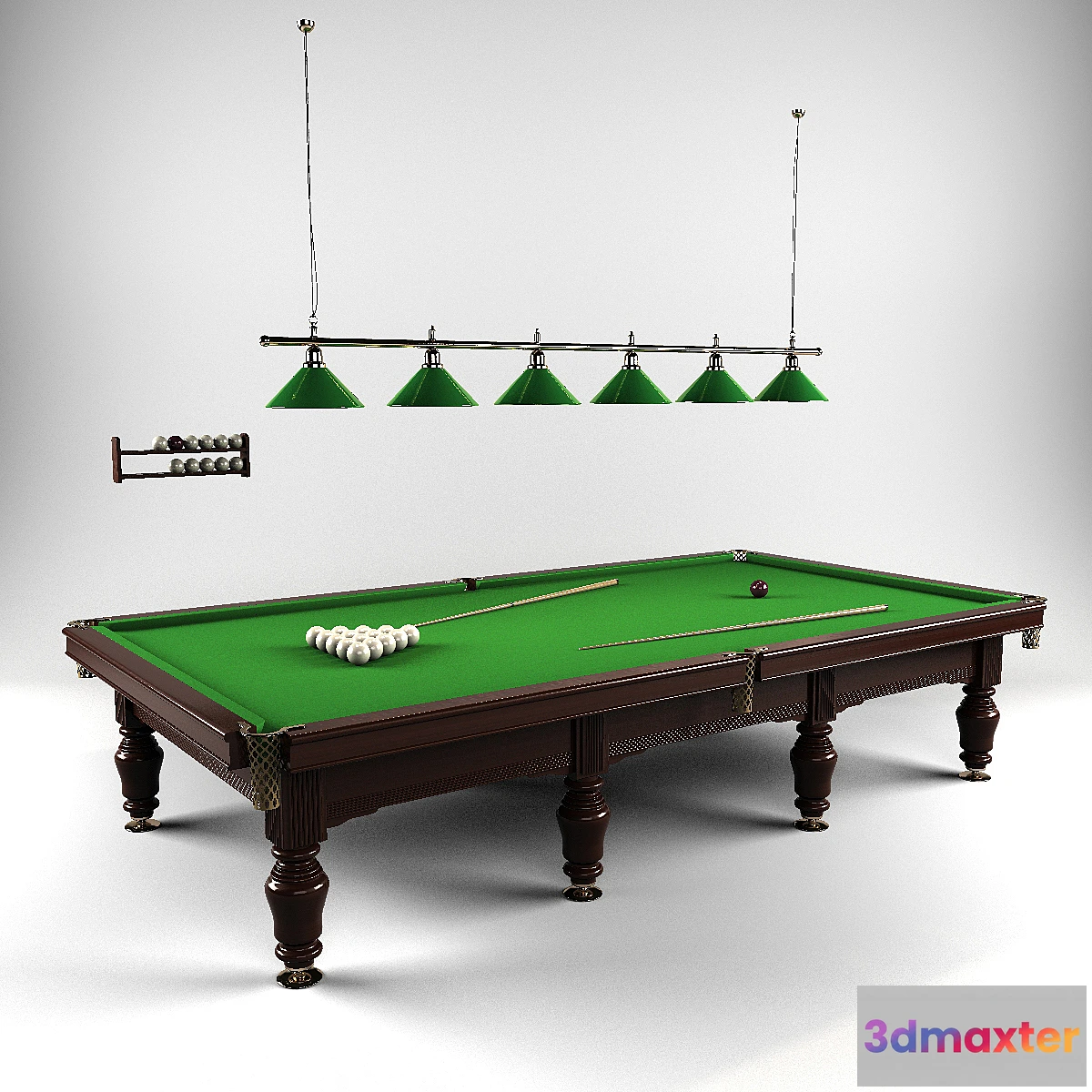 810124 - 12ft snooker table