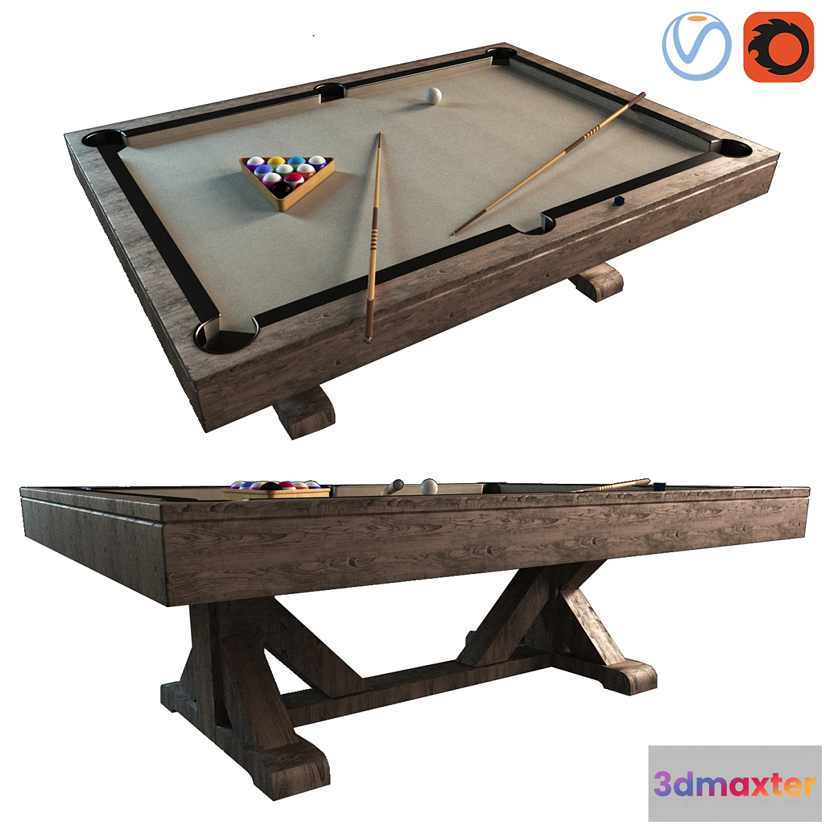 845071 - Pottery Barn Charleston Pool Table - No.4