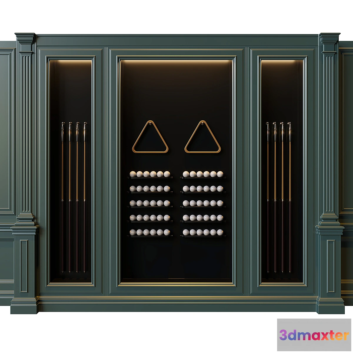 857539 - American style billiard cabinet - No.4