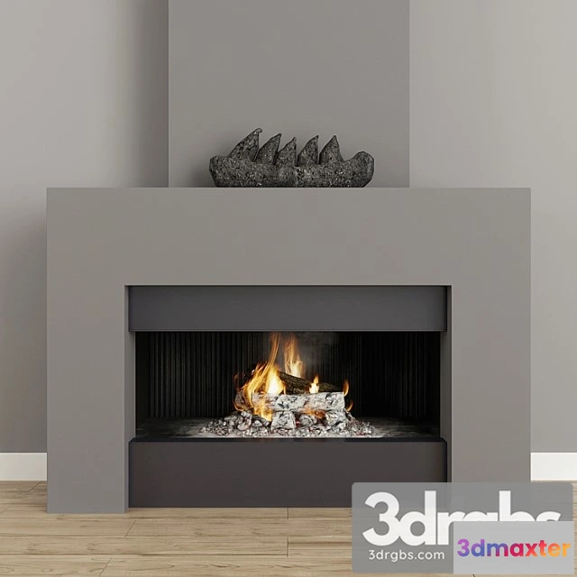 1004630 - Fireplace modern 40