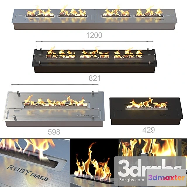1004698 - Fireplaces ruby fires