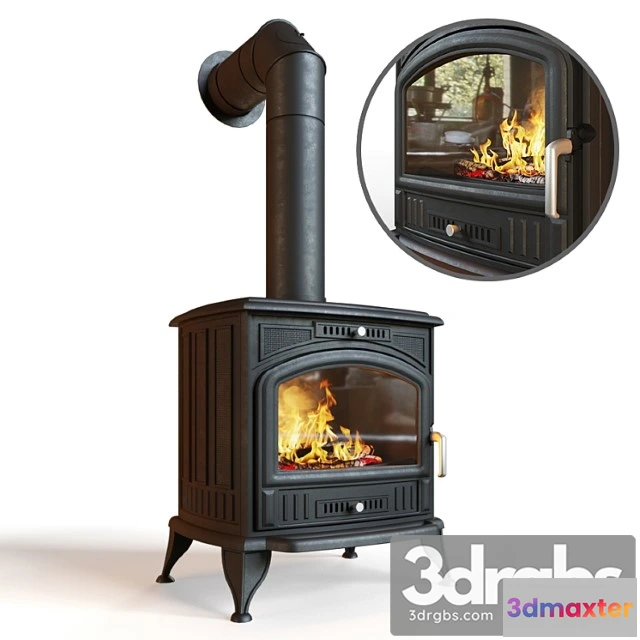 1004752 - Kratki koza fireplace stove