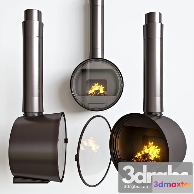 1004822 - Steel fireplace rocal