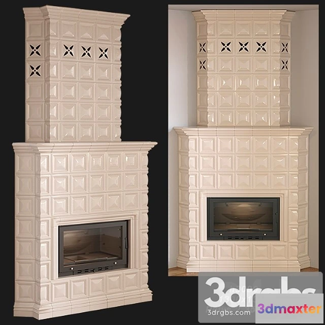 1004852 - Tiled fireplace 03