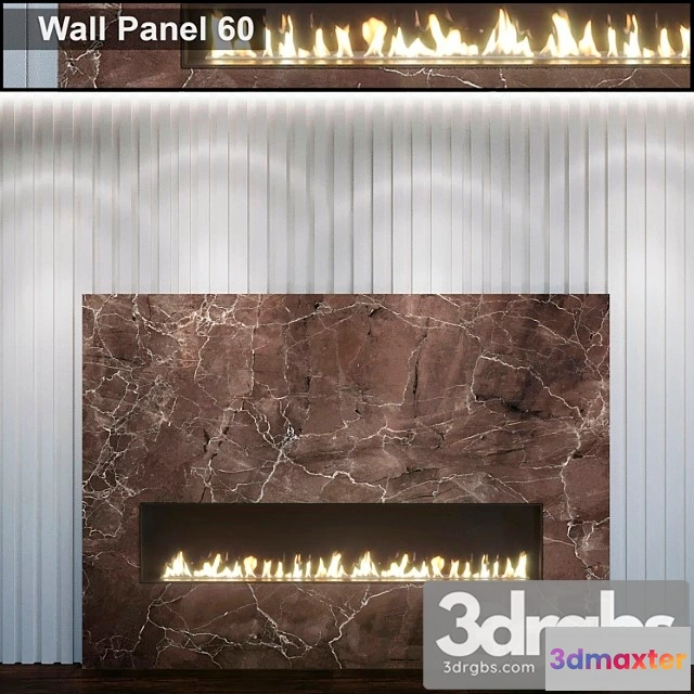 1004882 - Wall panel 60. fireplace