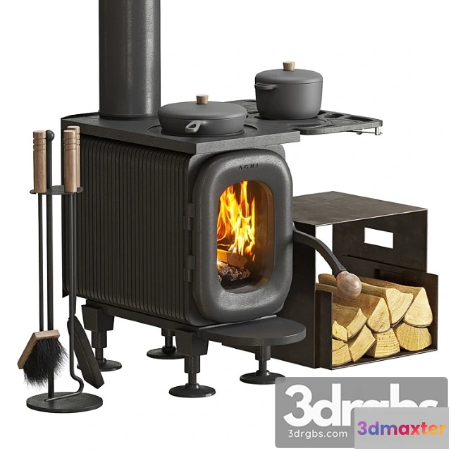 1004902 - Wood burning stove agni