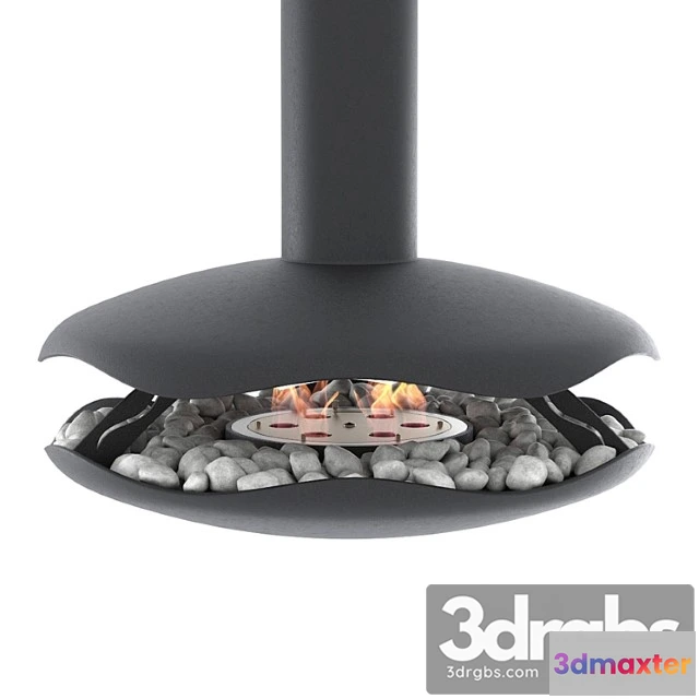 1056980 - Animated bio-fireplace perola