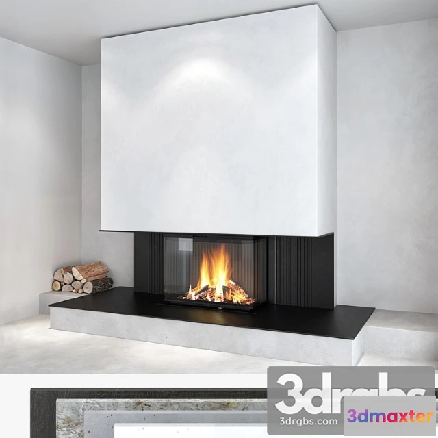 1057008 - Decorative wall with fireplace set 11