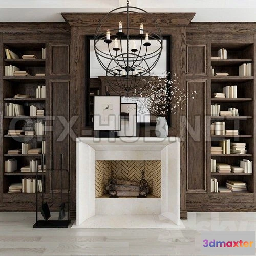 1080916 - Fireplace_1 3d Model - 214473