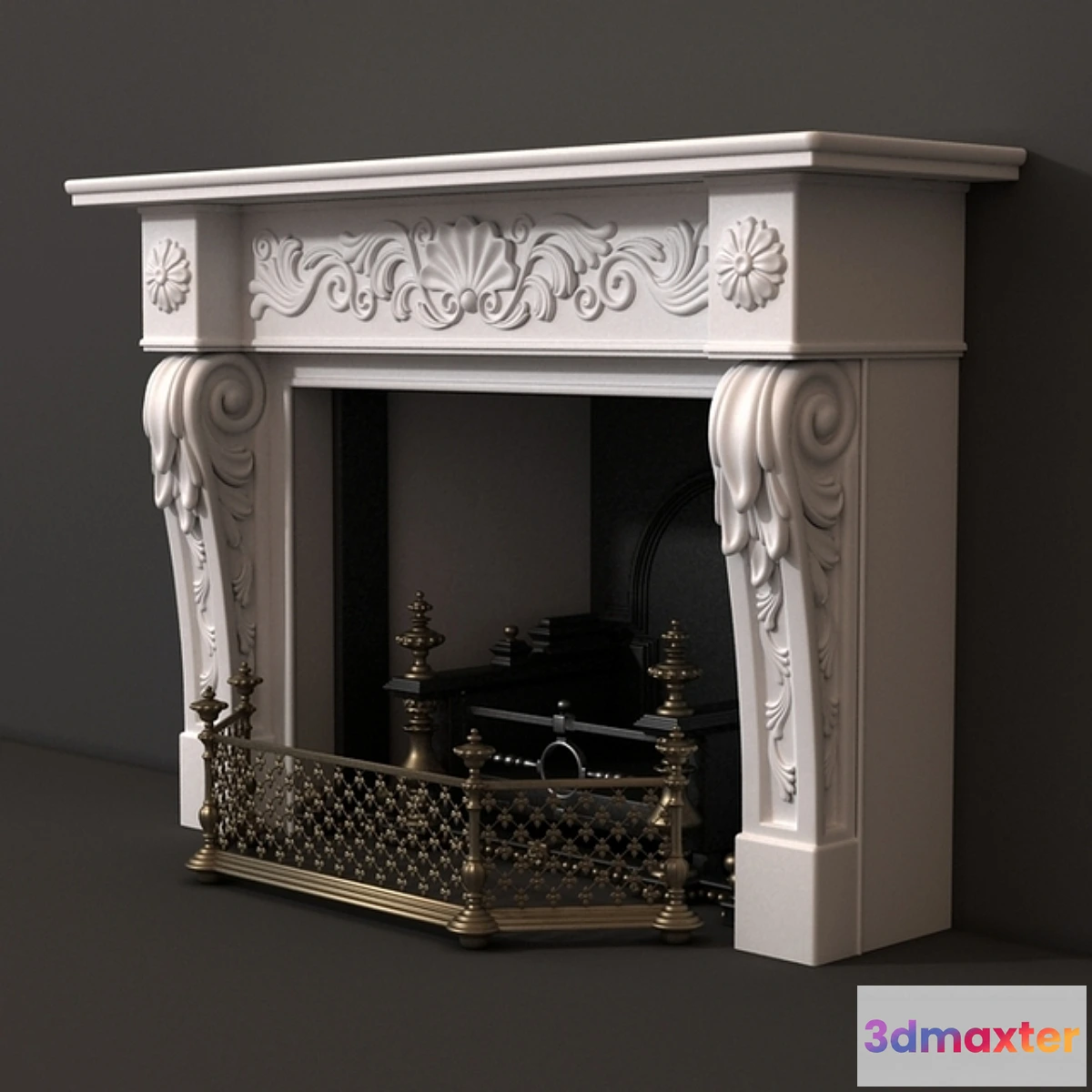 1267017 - Fireplace 3D Max