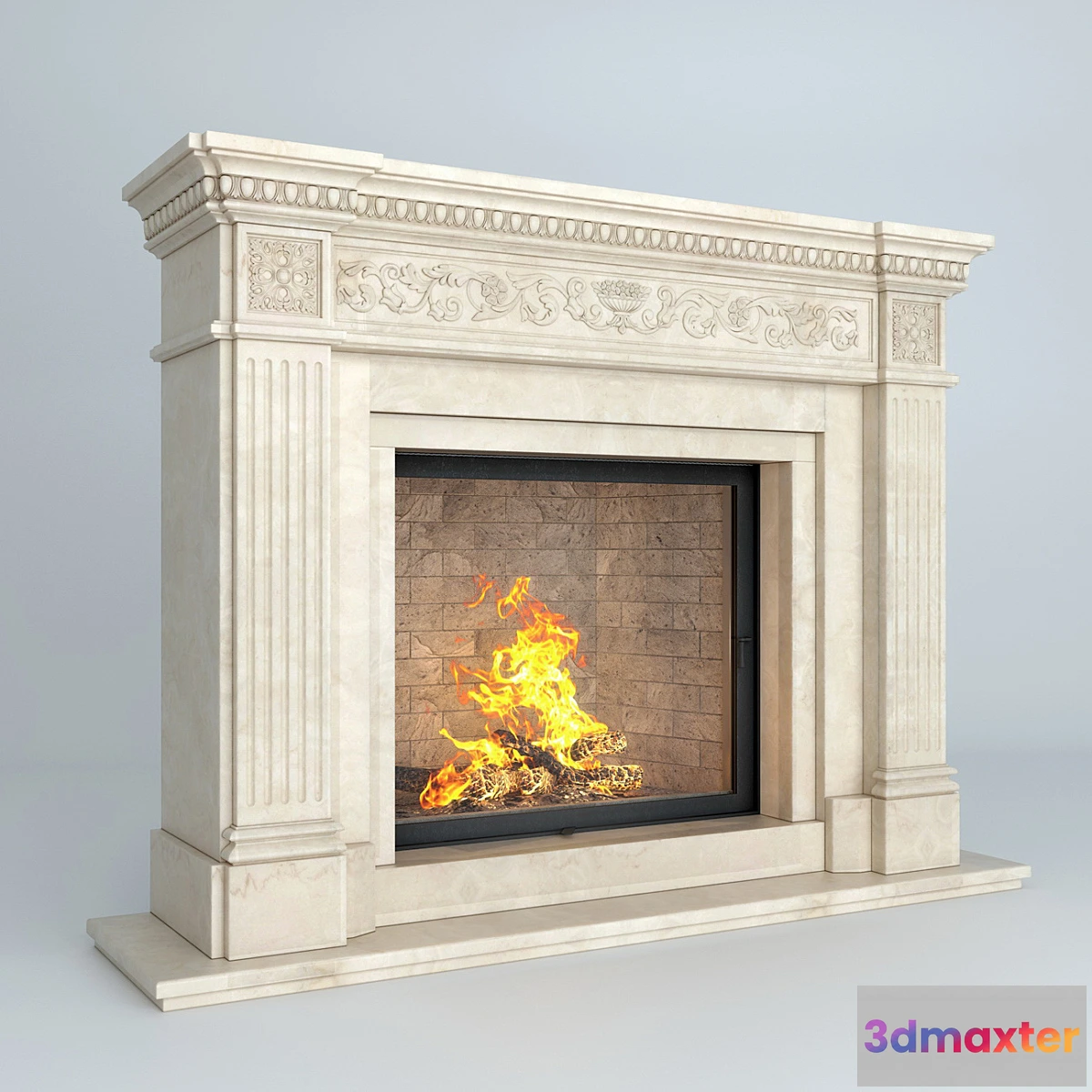 1287262 - Fireplace Preston 3D Max